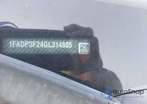 2016 Ford Focus Se z USA, uszkodzony, nr VIN 1FADP3F24GL314885